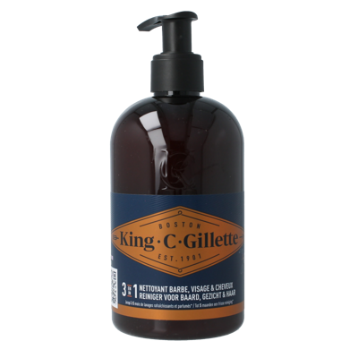 Gillette King c baard en gezichtsreiniger 350 Milliliter
