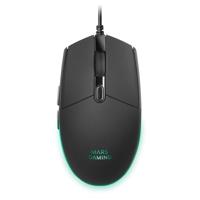 Toetsenbord met Gaming Muis Mars Gaming MCPTKLES 3200 dpi RGB Zwart Qwerty Spaans - thumbnail
