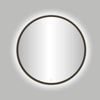 Best Design Badkamerspiegel Venetië Moya LED Verlichting 80x80 cm Rond Gunmetal - thumbnail