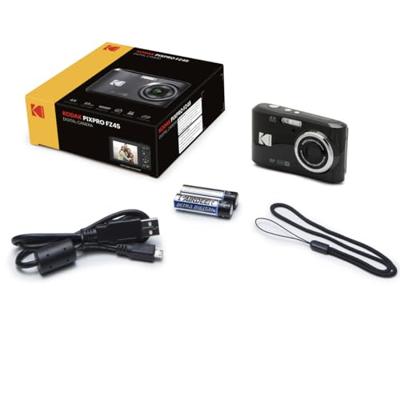 Kodak Pixpro FZ45 Friendly Zoom Digitale camera 16 Mpix Zoom optisch: 4 x Zwart Full-HD video-opname, HDR video Kodak Pixpro FZ45 Friendly Zoom Digitale camera 16 Mpix Zoom optisch: 4 x Zwart Full-HD video-opname, HDR video