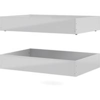 Opberglades Naia - hoogglans wit (2 stuks) - thumbnail