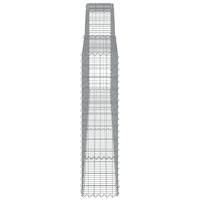 Schanskorven 15 st gewelfd 400x30x120/140 cm ijzer - thumbnail