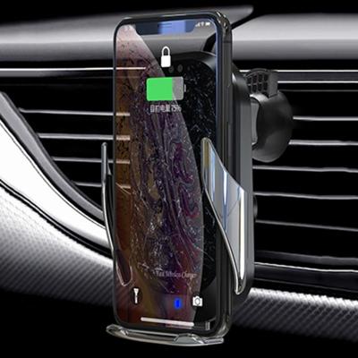 HAMTOD C20 15W verstelbare QI Smart sensor auto luchtuitlaat draadloze oplader houder voor 4 6-7 inch mobiele telefoons