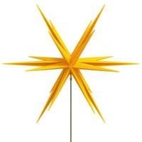 VidaXL Kerstlampen met grondpin en led&apos;s 3 st 35 cm geel - thumbnail