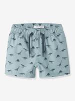 Ruime zwemshort voor jongens met dinosaurusprint van NAME IT lichtblauw - thumbnail