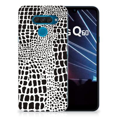 LG Q60 TPU Hoesje Slangenprint