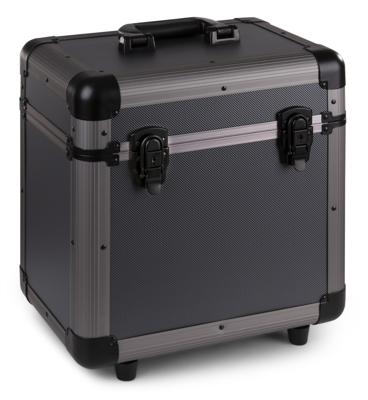 Power Dynamics RC80 Vinyl Record case voor 12 inch platen titanium Power Dynamics RC80 Vinyl Record case voor 12 inch platen titanium