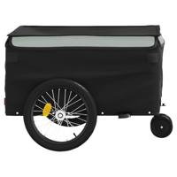Fietstrailer 30 kg ijzer zwart en grijs - thumbnail