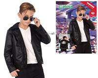 Kostuums voor Kinderen Zwart (1 Onderdelen) - Maat: 7-9 Jaar - Maat: 7-9 Jaar - thumbnail