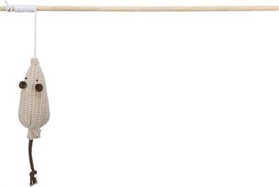 TRIXIE KATTENSPEELGOED KATTENHENGEL MUIS HOUT MET CATNIP 40 CM 4 ST