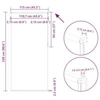 Rolgordijn verduisterend koffie 115x230 cm stofbreedte 110,7 cm - thumbnail