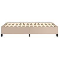 Bedframe kunstleer cappuccinokleurig 120x190 cm - thumbnail