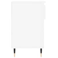 VidaXL Schoenenkast 102x36x60 cm bewerkt hout hoogglans wit - thumbnail