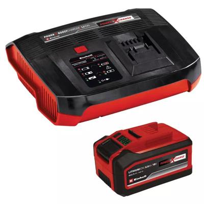 Einhell 4512143 18V 4-6Ah & 6A Boostcharger PXC Power X-Change PLUS Accu en acculader voor gereedschap 18 V 6 Ah Li-ion Einhell 4512143 18V 4-6Ah & 6A Boostcharger PXC Power X-Change PLUS Accu en acculader voor gereedschap 18 V 6 Ah Li-ion