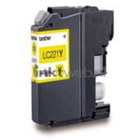 Brother inktcartridge, 260 pagina's, OEM LC-221YBP, geel - thumbnail