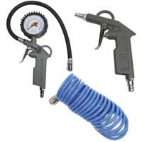 Aerotec Persluchtcompressor, toebehorenset | inhoud 3-delig | 1 stuk - 200654 - 200654 - thumbnail