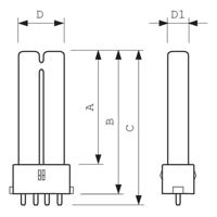 Philips master pl-s lamp 9w840 4pins 2g7 koel wit - thumbnail