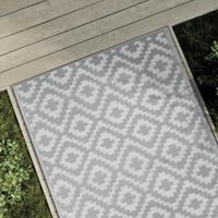 Buitenkleed ARAKIL 120x180 cm PP grijs - thumbnail
