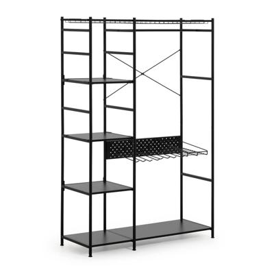 Kave Home Kledingrek 'Storn', kleur Zwart Kave Home Kledingrek 'Storn', kleur Zwart