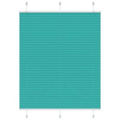 VidaXL Plissé rolgordijn 105x100 cm stofbreedte 104,4cm petrol groen VidaXL Plissé rolgordijn 105x100 cm stofbreedte 104,4cm petrol groen