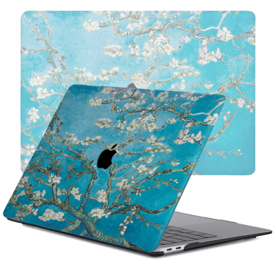Lunso MacBook Pro 16 inch (2019) cover hoes - case - Van Gogh Amandelboom Lunso MacBook Pro 16 inch (2019) cover hoes - case - Van Gogh Amandelboom