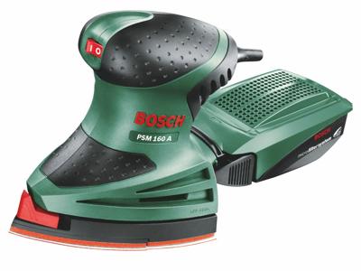 Bosch Handpalmschuurmachine PSM 160 A met koffer 0603377001