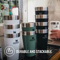 Stanley The Stacking Beer Pint .47L / 16Oz Isolatiefles Charcoal 470ML - thumbnail