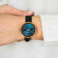 Houten Horloge Malmo Black - thumbnail