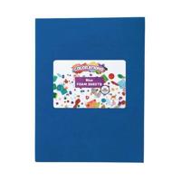 Colorations - foam vellen blauw, 10st. - thumbnail