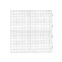 Hama strijkkralen grondplaten 4 stuks wit - thumbnail