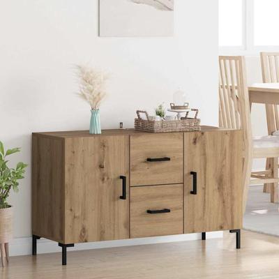 Dressoir met lade Artisan Eiken 100 x 36 x 60 cm Bewerkt hout