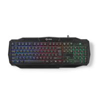 Nedis GCK41100BKUS Gaming Combo Kit 4 In 1 Toetsenbord, Koptelefoon, Muis, Muismat - thumbnail