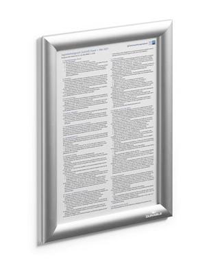 Durable Klapframe Voor papierformaat: 1 x DIN A4 Buiten, Tegen regen beschermde buitenruimte 479623 Aluminium Zilver 1 stuk(s) - thumbnail