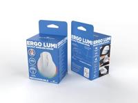 Muis Bluestork Demi-Sphere Wit - thumbnail