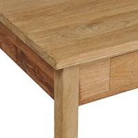VidaXL Salontafel massief teakhout 100x60x35 cm - thumbnail