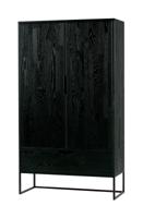 WOOOD Opbergkast 'Silas', kleur Zwart - thumbnail