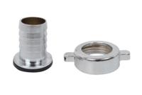 Kirchhoff Messing slangschroefverbinding, chroom, 1"moer x 1/2" mondstuk - 989556148 - thumbnail