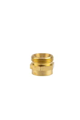 GARDENA 07265-20 Messing Schroefdraadverloopnippel 33,25 mm (1) buitendraad, 24,2 mm (3/4) binnendraad