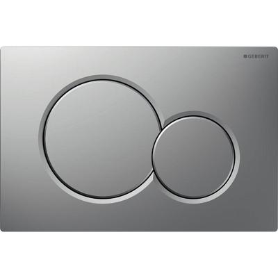 Geberit Sigma 01 bedieningspaneel mat chroom voor Sigma reservoirs 8cm (UP720) en 12cm (UP320)