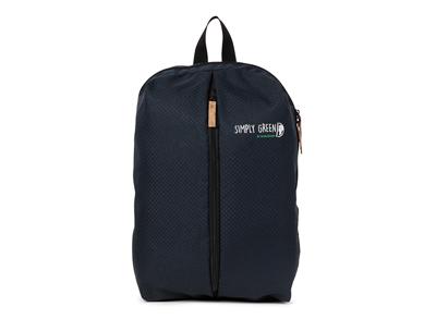 Norlander Simply Green Rugtas - Gemaakt van gerecyclede petflessen - Laptopvak - Blauw