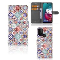 Motorola Moto G10 | G20 | G30 | Bookcase | Tiles Color - thumbnail