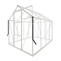 Tuinkas Kate II wit 3 mm veiligheidsglas Royal Well - Royal well - thumbnail