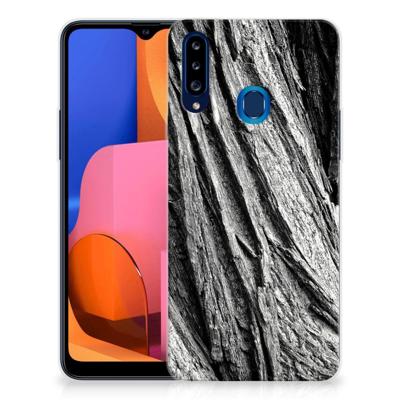 Bumper Hoesje Samsung Galaxy A20s Boomschors Grijs Bumper Hoesje Samsung Galaxy A20s Boomschors Grijs