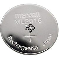 Maxell ML2016 oplaadbare knoopcelbatterij ML 2016 lithium 25 mAh 3 V 1 stuk - thumbnail