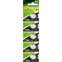GP cr2025 lithium 3volt blister 5 - 3212344 - thumbnail