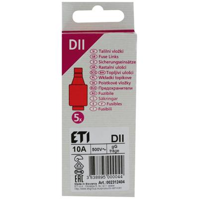 REV 0515085555 Diazed zekering Afmeting zekering: DII 10 A 500 V 5 stuk(s)