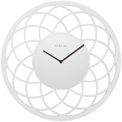 NeXtime klok 3115wi big dreamcatcher, ø60 cm, wall, white