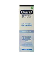 Oral-B 3D White Advanced Express Whitening Fresh Glow Tandpasta - thumbnail