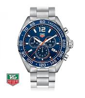 TAG Heuer CAZ1014. BA0842 43 mm Formule 1 chronograaf wijzerplaat met ringhorloge, blauw - thumbnail