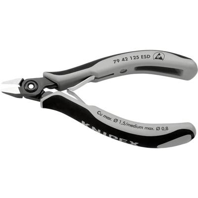 Knipex Zijsnijtang spitse-kop 125 mm ESD - 7942125ESD